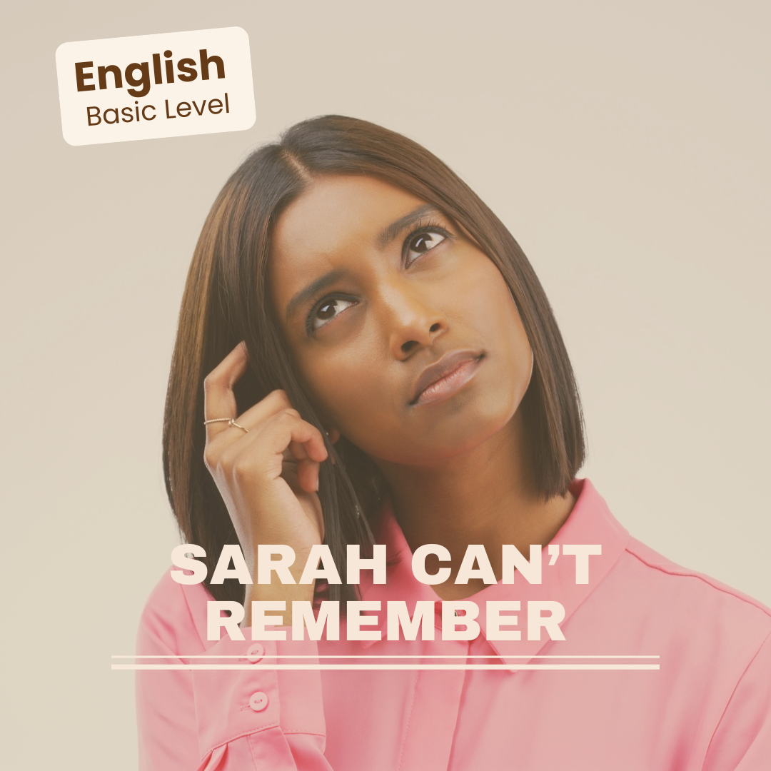 Sarah can't remember - Linguacons